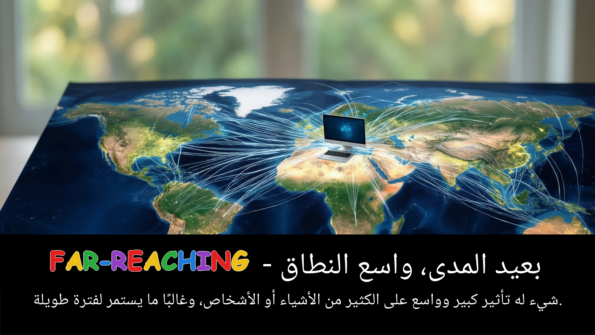 Arabic Illustration for far-reaching